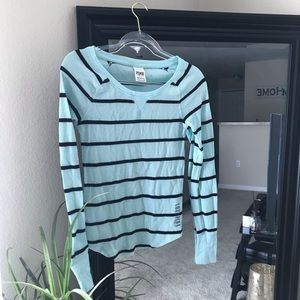 Pink by Victoria Secret Striped Shirt